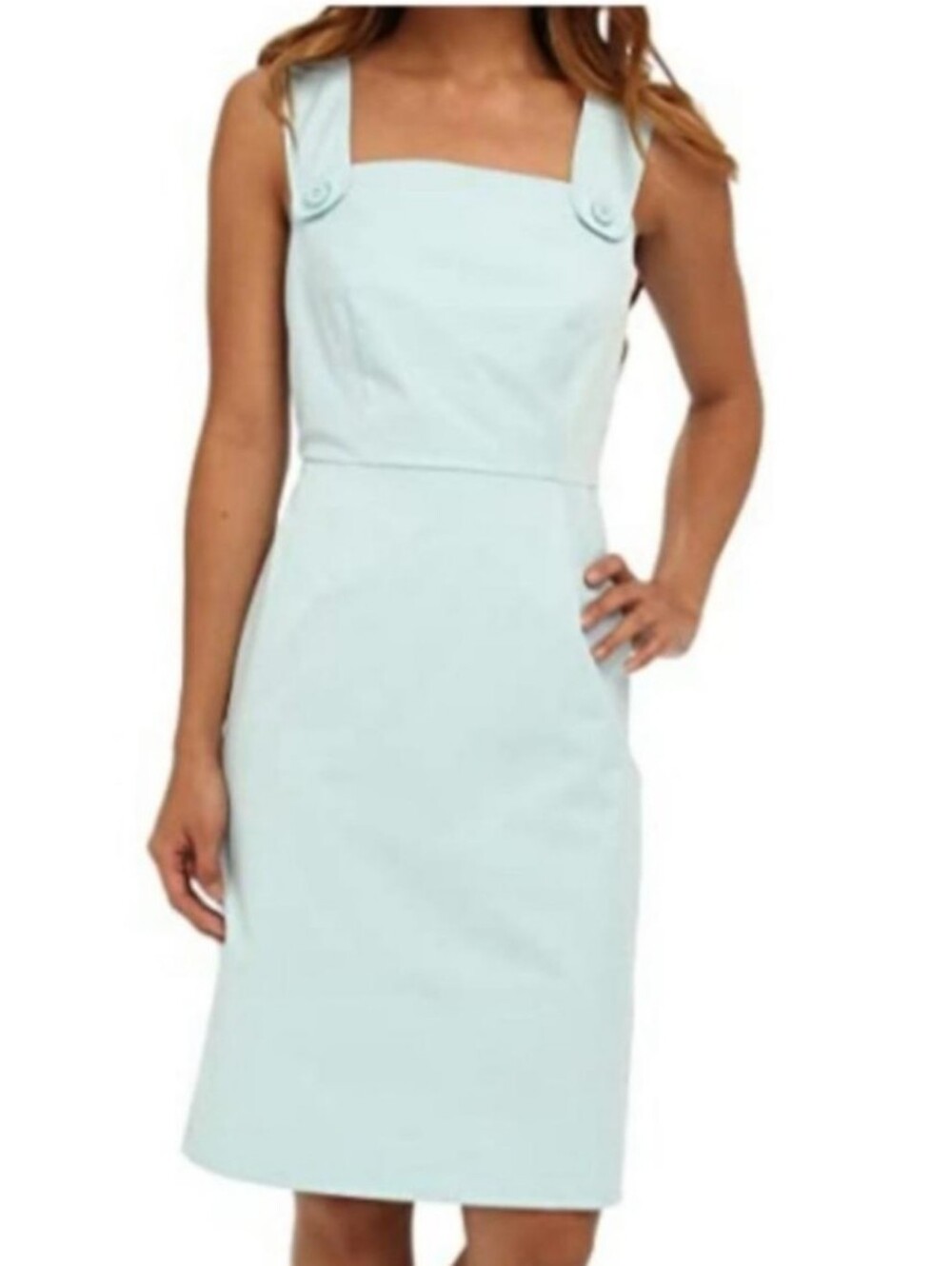 Pendleton Womens Sleeveless Square-Neck Midi Pinafore Dress US 16 Preppy Classic